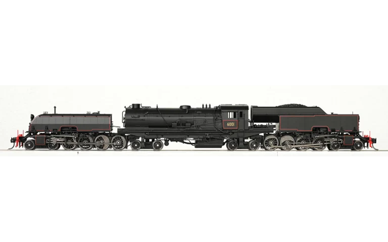 Eureka Models AD60 Class 6029 NSW Trans. Heritage Plain Black HO Scale 3
